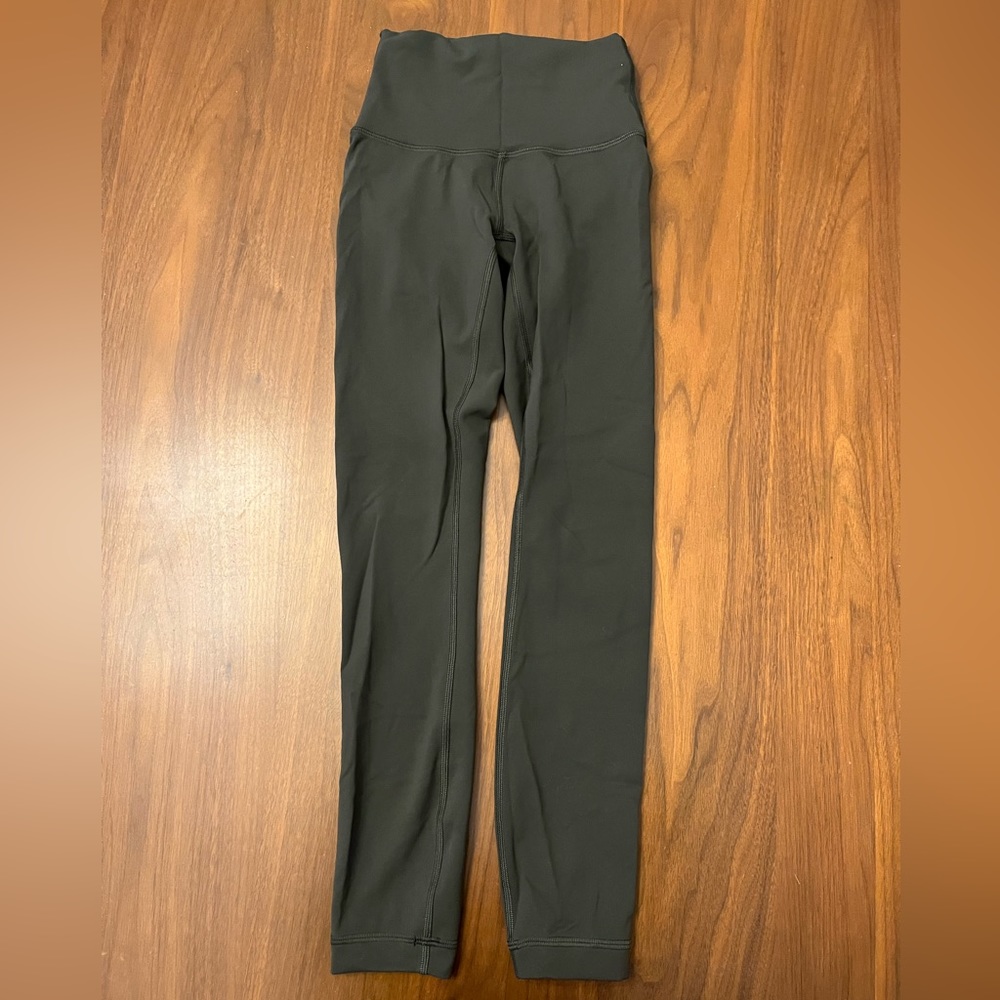 Lululemon Wunder Train High-Rise Tight 25”- Dark Olive